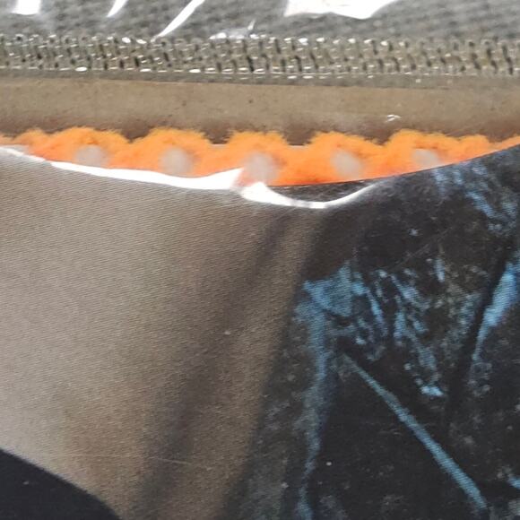 New Elegant Moments Fishnet Pantyhose One Size Orange Nylon Tights Costume - Picture 5 of 10